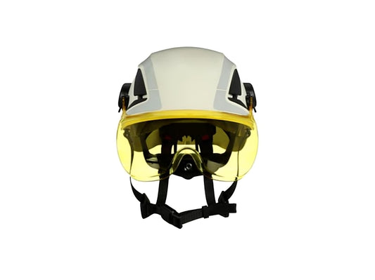  3M™ SecureFit™ X5000 Series Safety Helmet Short Visor, Amber, Anti-Fog/Anti-Scratch, X5-SV03