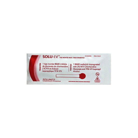 3M™ SoluPrep™ Swab, 2% w/v CHG/70% v/v IPA, Clear - Large