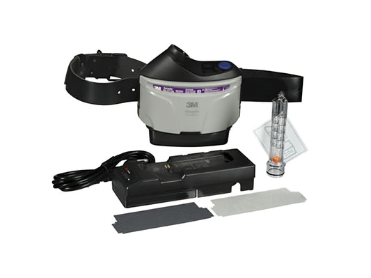 3M™ Versaflo™ Powered Air Purifying Respirator Assembly, With Easy Clean Belt and High Capacity Battery, 1