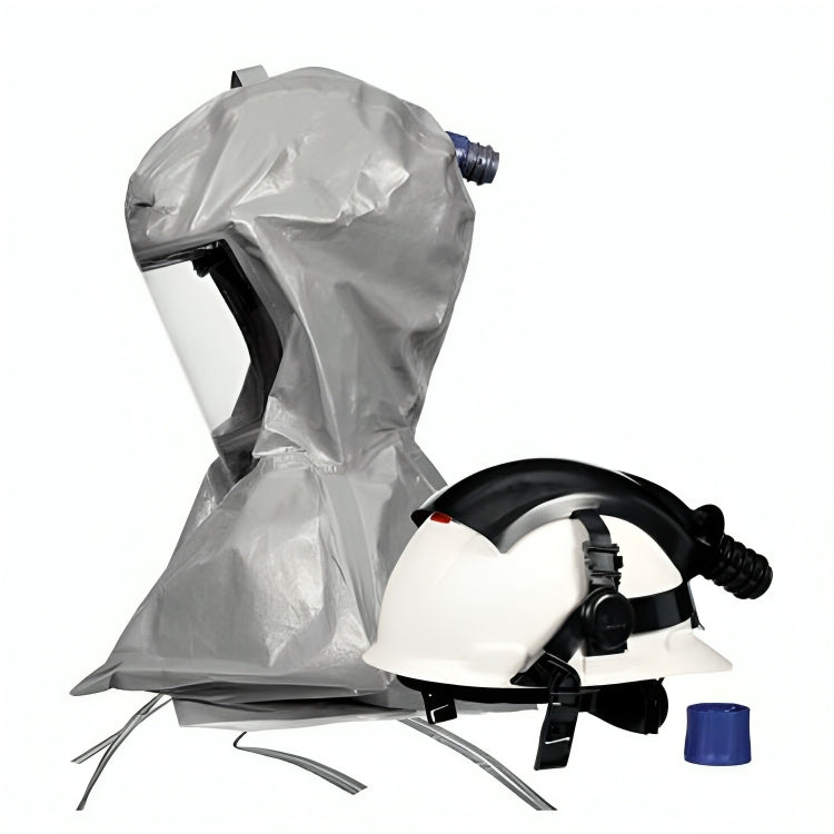  3M™ Versaflo™ S-Series Hood Assembly, With Sealed Seams Inner Shroud and Hard Hat 