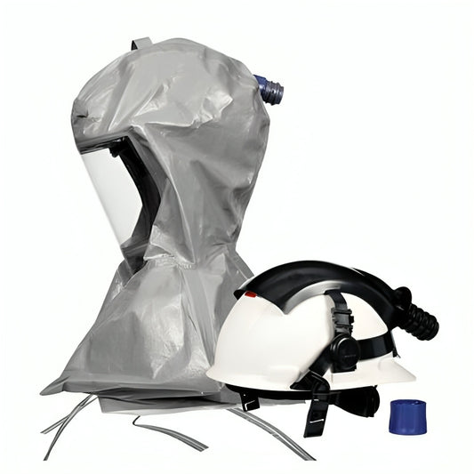  3M™ Versaflo™ S-Series Hood Assembly, With Sealed Seams Inner Shroud and Hard Hat 