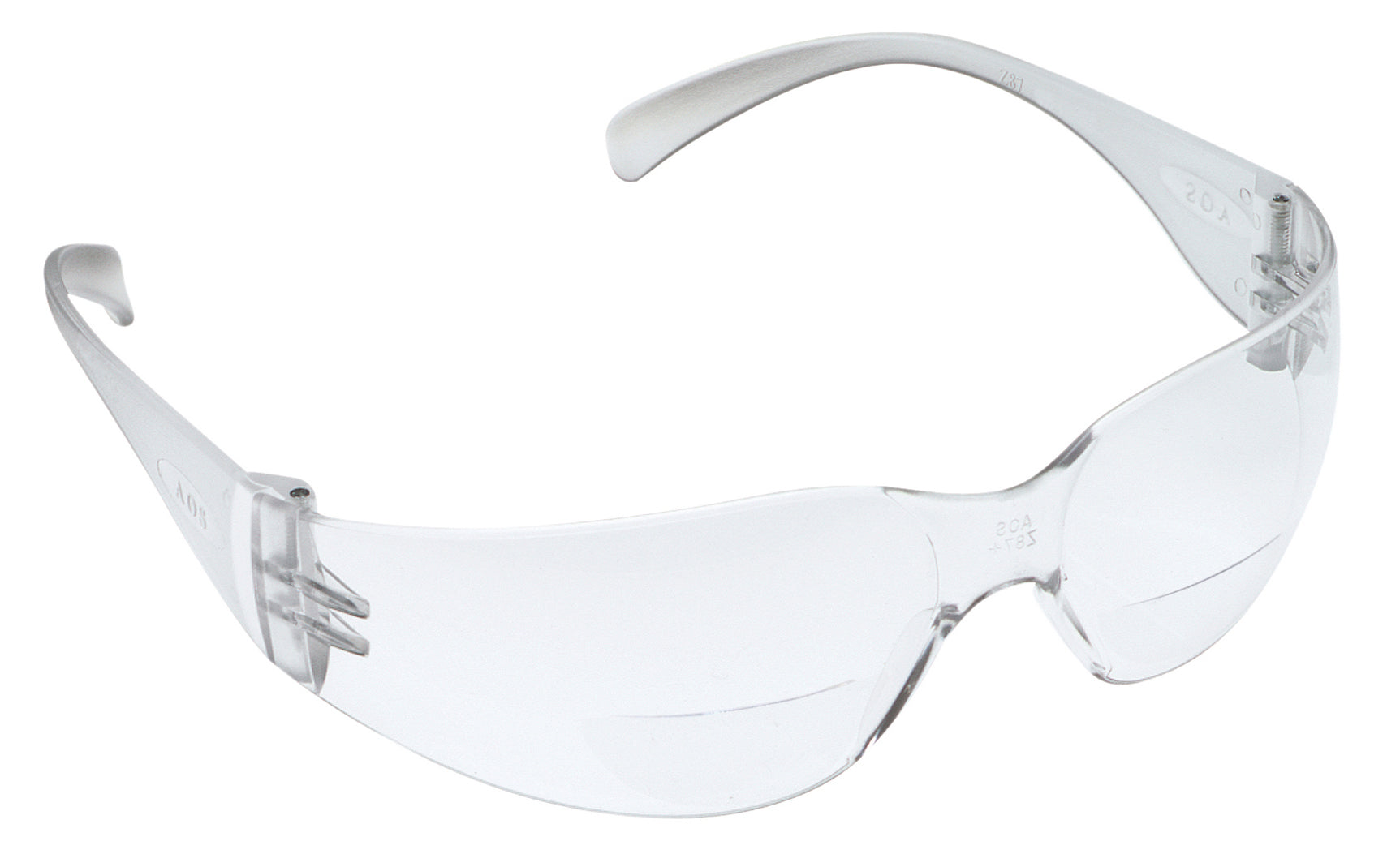 3M™ Virtua Reader Protective Eyewear, 11515-00000-20, Clear Anti-Fog Lens, Clear Temple, +2.5 dioptre
