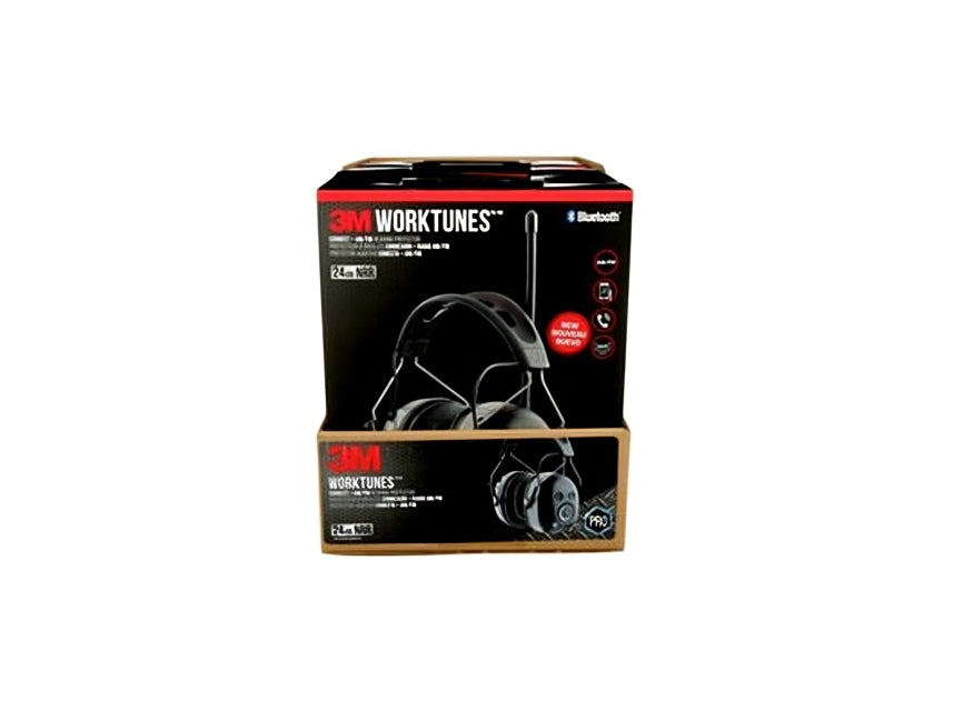 3M™ Worktunes™ Connect + AM/FM Hearing Protector, with Bluetooth® Technology, 24 DB , 7