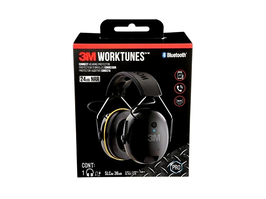 3M™ Worktunes™ Connect Hearing Protector, with Bluetooth® Technology, 24 dB 