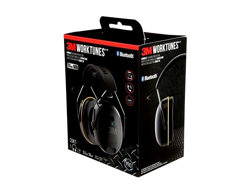 3M™ Worktunes™ Connect Hearing Protector, with Bluetooth® Technology, 24 dB , 5