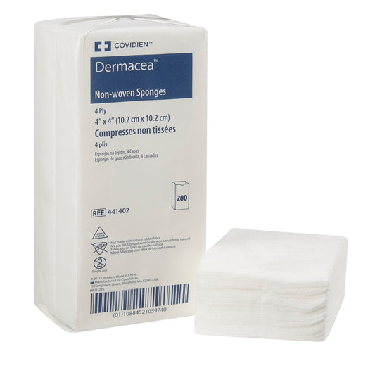 Dermacea™ All-Purpose Gauze Sponge, 4 Ply, 4" x 4", 441402