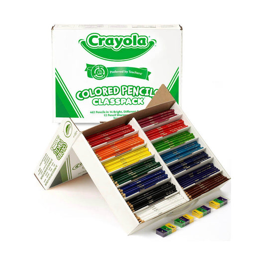 Coloured Pencils - 462 Count - 14 Colours
