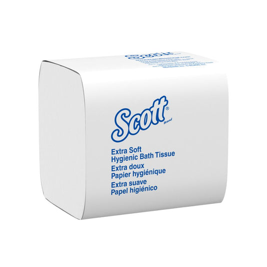 Scott® Hygienic High-Capacity Folded Tissue – 2-Ply, 4.5" x 8.3" - 48280