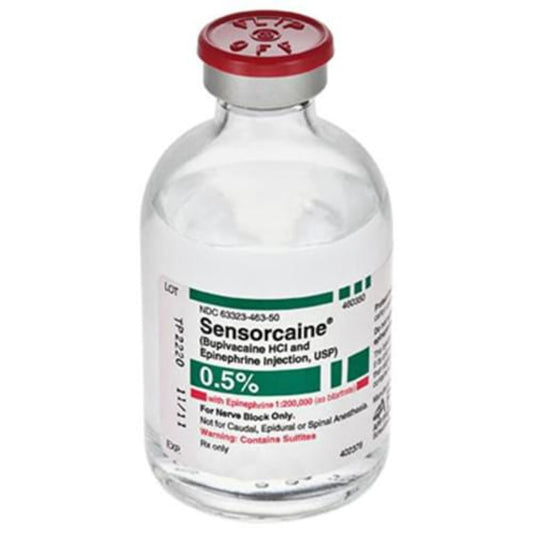 Sensorcaine (bupivacaine HCI) 0.5% with Epinephrine 20ml