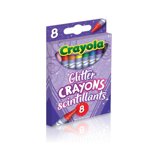 Crayola 8 Count Glitter Crayons - Case of 48 Boxes