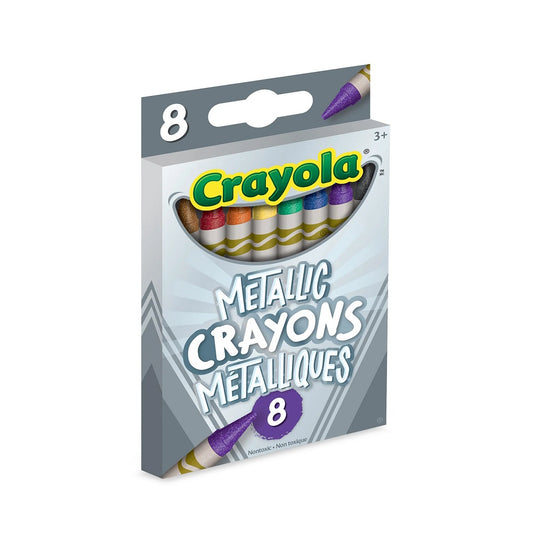Crayola 8 Count Metallic Crayons - Case of 48 Boxes