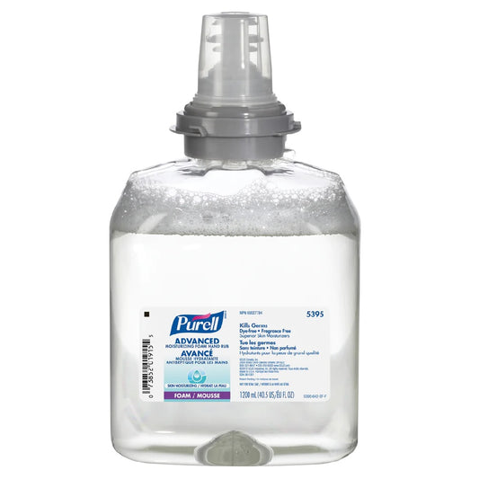 PURELL® TFX™ 1200 ml Sanitizer Refill, Foam, Case of 2 - 5395-02