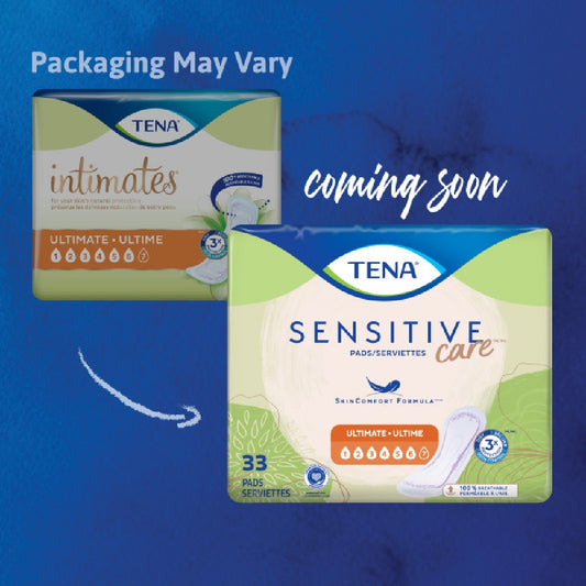 TENA Sensitive Care Ultimate Coverage Regular Pads - Very High Absorbency