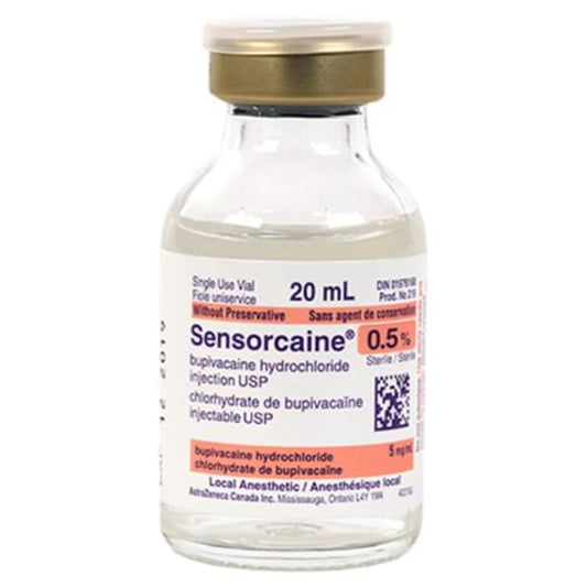 Sensorcaine (bupivacaine HCI) 0.5% Plain 20ml