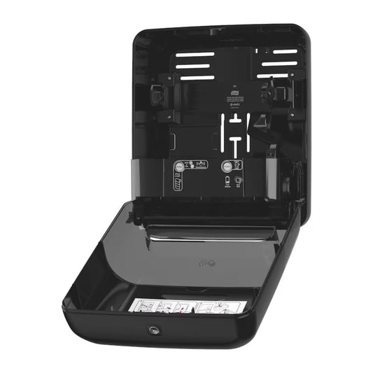 Tork Matic® Automatic Hand Towel Roll Dispenser Black H1, 14.5 in x 8 x 13 in, Plastic, 5511284