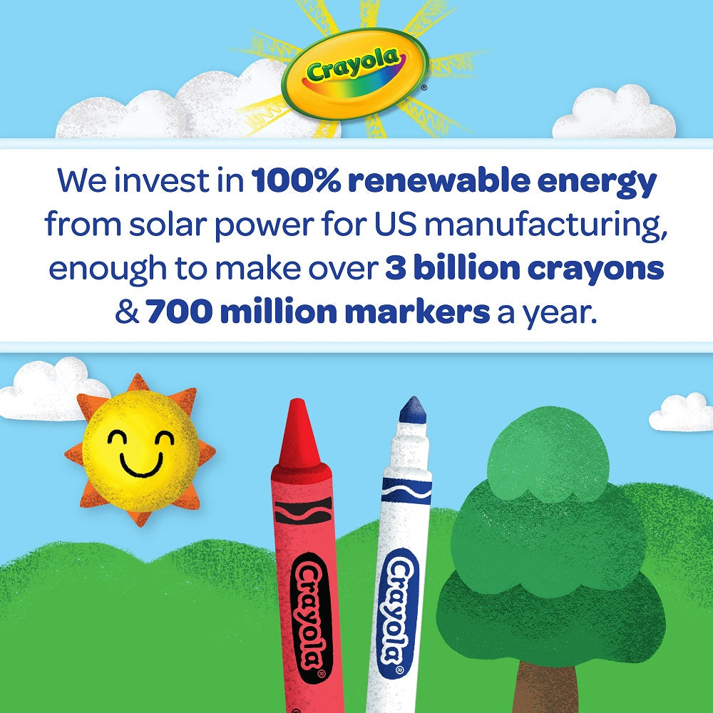 Crayola 10 Count Bold and Bright Broad Line Markers Case of 12