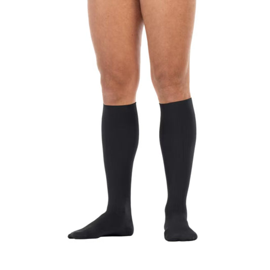 JOBST forMen 30-40 mmHg Knee High, No Top Band Compression Socks - Closed Toe