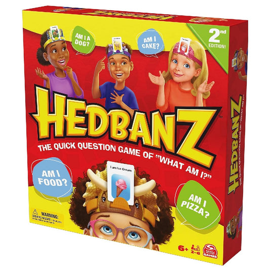 Hedbanz 2023 Edition with Brand New Cards Picture Guessing Board Game- Family Games