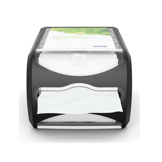 Tork Xpressnap® Counter Napkin Dispenser, Licorice, W 4.8" H 12.8" D 5.6", 6432000