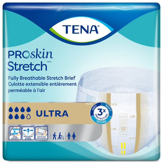 TENA ProSkin Unisex Ultra Stretch Incontinence Fully breathable Briefs - M/R