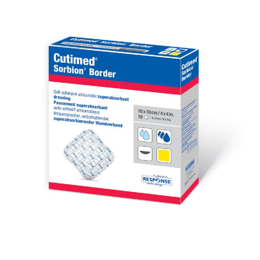 Cutimed® Sorbion® Border, Sterile, Gel-Forming, Self-Adhesive