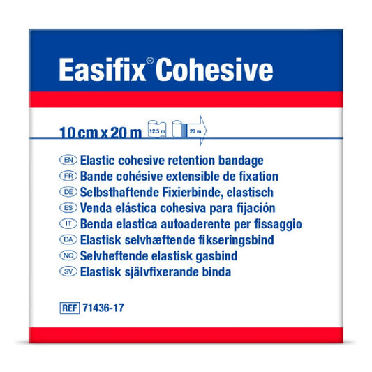 Easifix Cohesive Self-Adhesive Fixation Bandage, White