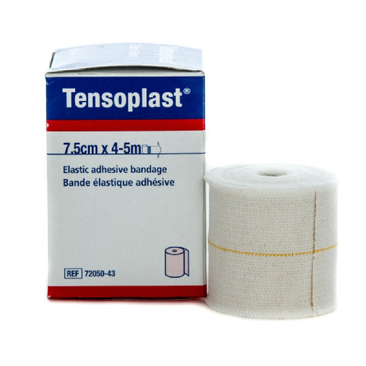 TensoSport Robust Elastic Adhesive Tape, White, 5 cm x 4.5 m