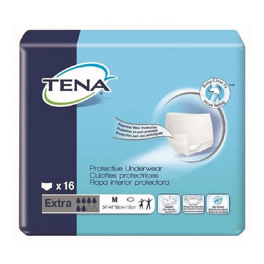 TENA ProSkin Extra Breathable Underwear, Unisex, 34" - 44", M- 72232
