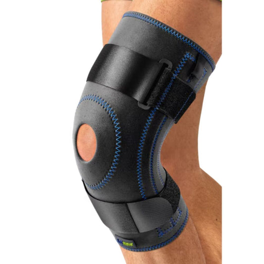 Actimove Sports Edition Knee Stabilizer Adjustable Horseshoe & Stays, Black