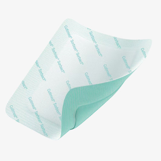 Cutimed Sorbion Sorbact - Super Absorbent Antimicrobial Sterile Dressing - Box of 10