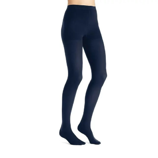 JOBST Opaque Compression Stockings, 20-30 mmHg, Waist High, Closed Toe, Midnight Navy