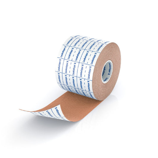 LeukoTape K Kinesiology Tape, Tan/Red