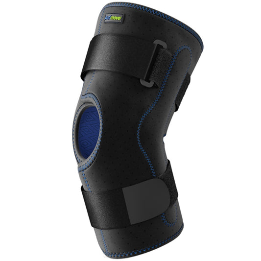 Actimove Sports Edition Knee Brace Wrap Around, Polycentric Hinges, Condyle Pads, Black