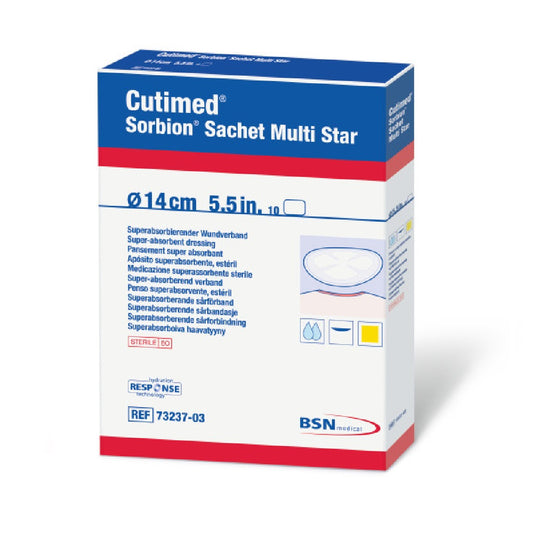 Cutimed Sorbion Wound Dressings, Sachet Multi Star