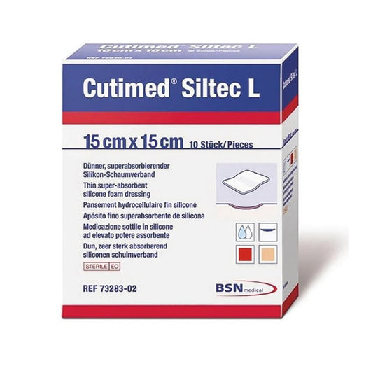 BSN Cutimed® Siltec® L, Silicone Foam Dressings Sterile