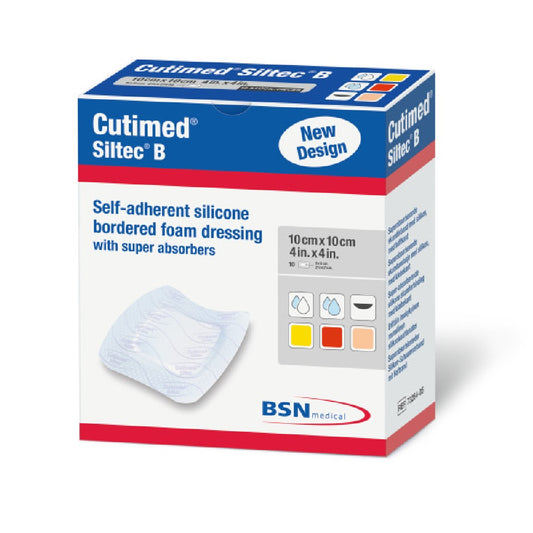 BSN Cutimed® Siltec® B, Silicone Foam Dressings Sterile