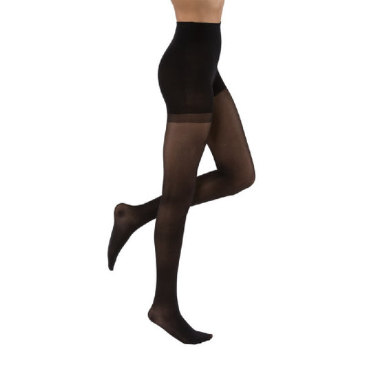 JOBST UltraSheer Compression Stockings, Waist High, Closed Toe, Classic, Black