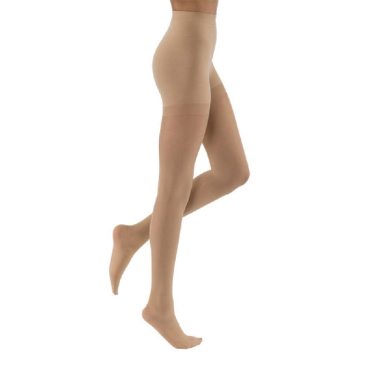 JOBST UltraSheer Compression Stockings, Waist High, Closed Toe, Natural