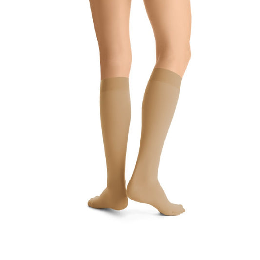 JOBST forMen Ambition Compression Socks, Knee High, SoftFit Band, Closed Toe, Khaki