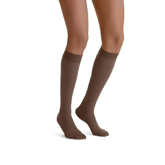 JOBST Opaque 20-30 mmHg Knee High Stockings, Closed Toe, Espresso