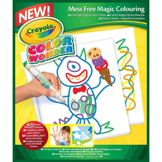 Crayola Colouring Pad, Color Wonder Mess-Free, 30 Sheets