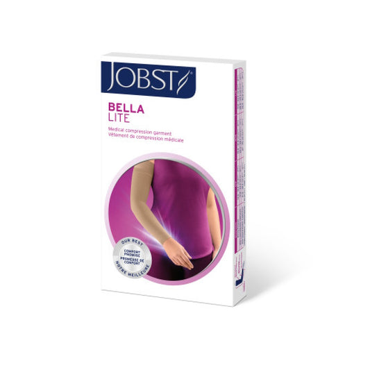 JOBST Bella Lite Armsleeve 15-20 mmHg, with Silicone Arm Band, Beige