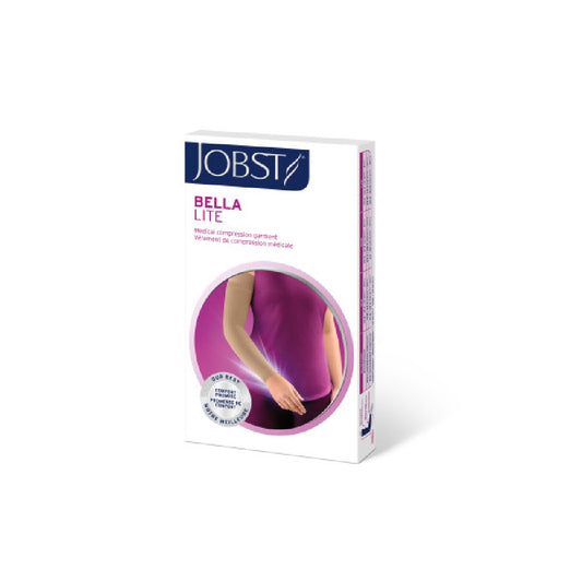 JOBST Bella Lite Armsleeve 20-30 mmHg with Silicone Arm Band Beige, Regular