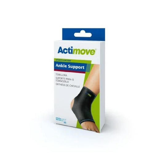 Actimove® Ankle Support, Slim fit sleeve for shoes, Black