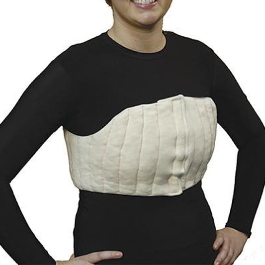 JOBST® Ready-To-Wear JoviPak Double Mastectomy Pad- Buff/Black