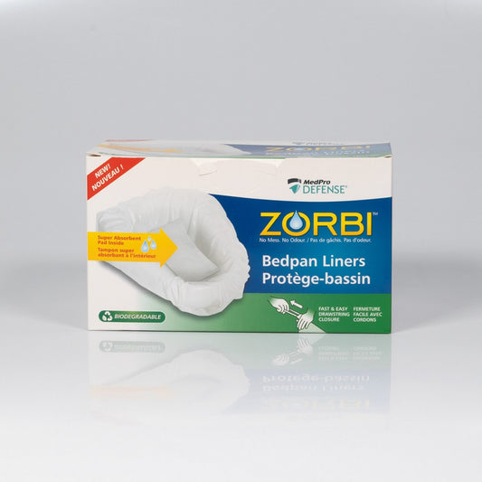 MedPro Defense Zorbi Hygienic Biodegradable Bedpan Liners