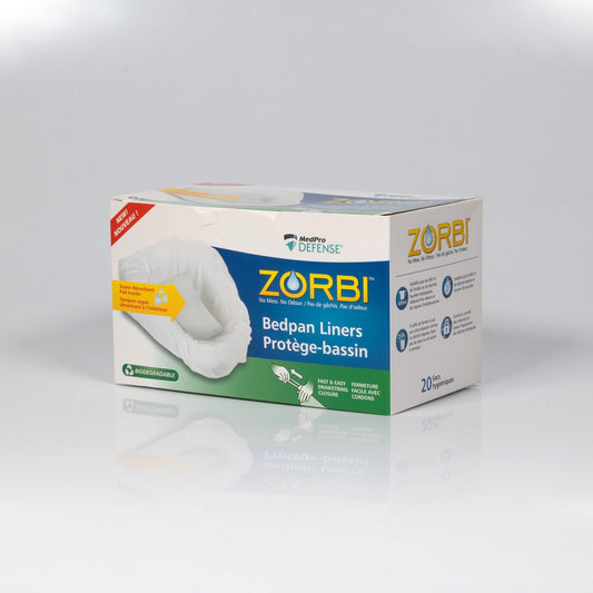 MedPro Defense Zorbi Hygienic Biodegradable Bedpan Liners