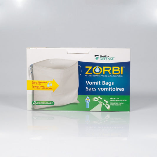 ZORBI™ MedPro Defense, Biodegradable Vomit Bags