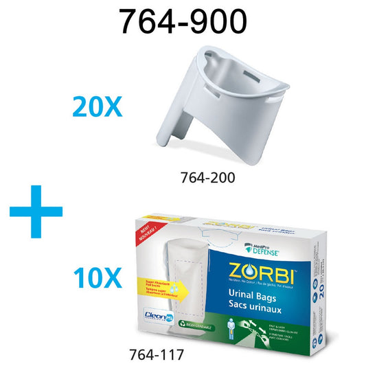 MedPro Defense Zorbi Urinal Bio Bags Kit