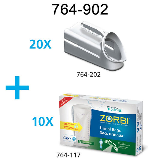 MedPro Defense Zorbi Urinal Bio Bags Kit